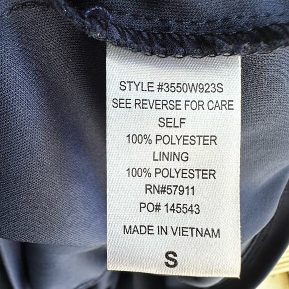 Superfoxx Sheer Stripe Superplice Midi Dress Navy - Picture 7 of 10